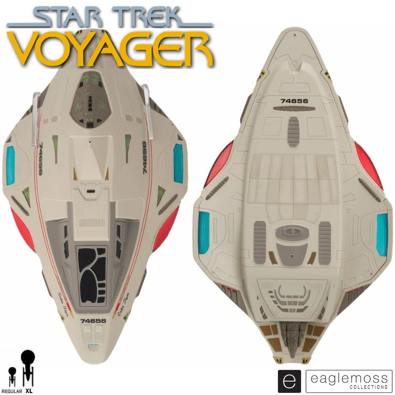 Eaglemoss Star Trek Voyager Delta Flyer XL Starship Replica, Razors